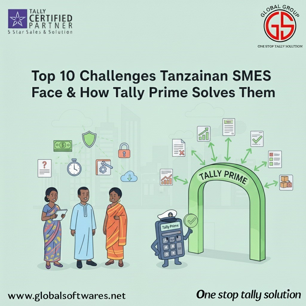 Top 10 Challenges Tanzanian SMEs Face & How Tally Prime Solves Them